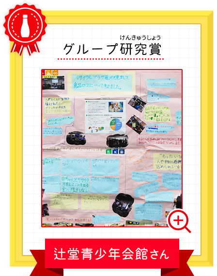 グループ研究賞 辻堂青少年会館さん
