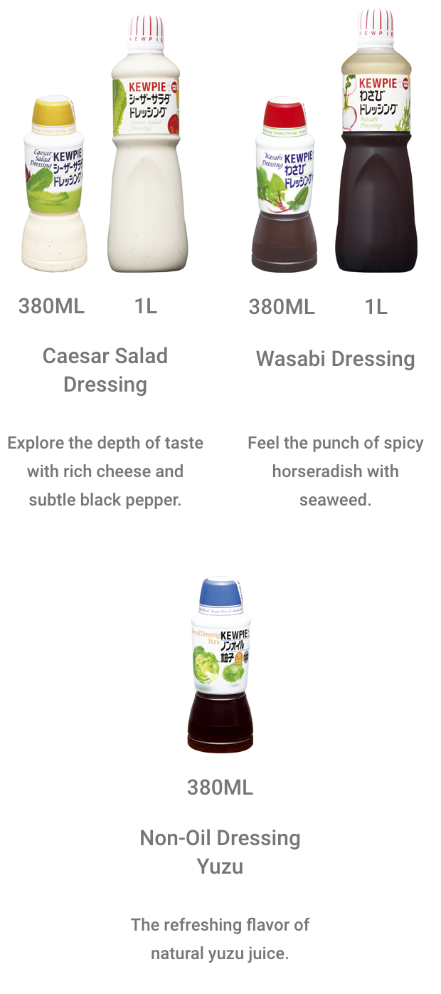 Our export dressing lineup for overseas markets