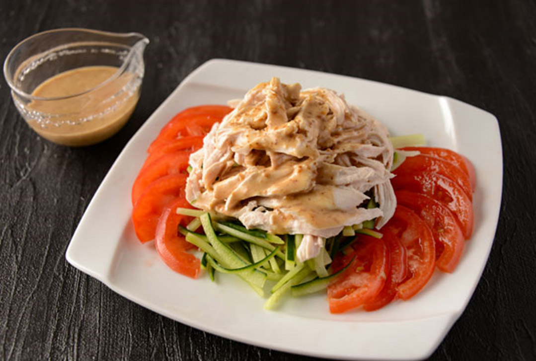 Bang-Bang Chicken with Deep-Roasted Sesame Dressing