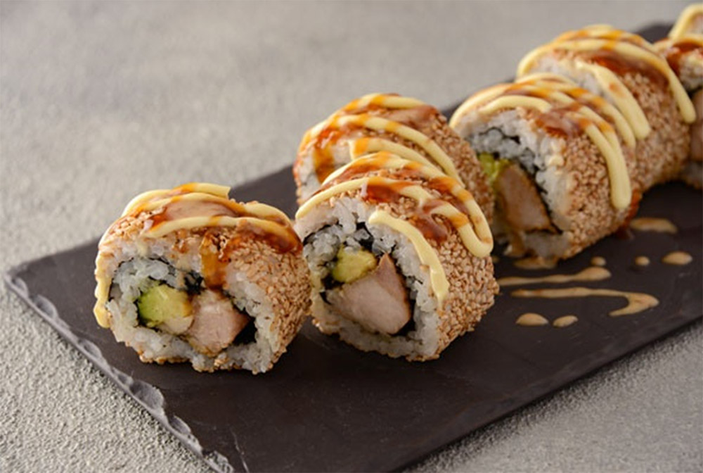 Teriyaki Chicken Sushi Roll