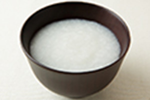 Mashed rice porridge