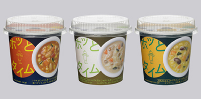 ホッとタイム 野菜と豆と雑穀のスープ「トマトとにんじん」「白いんげん豆とじゃがいも」「かぼちゃととうもろこし」