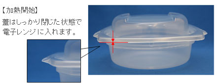 加熱開始