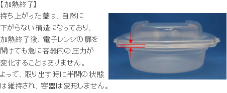 加熱終了