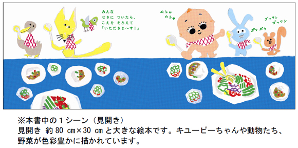 本書中の1シーン（見開き）