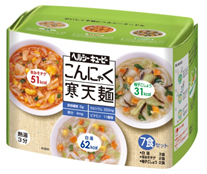 こんにゃく寒天麺 ７食セット